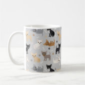 Chihuahua Botten en Paws Gray Coffee Mok (Links)