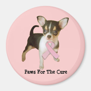 Chihuahua Breast Cancer Magnet Magneet