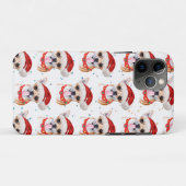 Chihuahua Breed Waterverf Dog Pattern Case-Mate iPhone Case (Achterkant (horizontaal))
