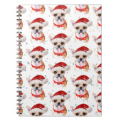 Chihuahua Breed Waterverf Dog Pattern Notitieboek (Voorkant)