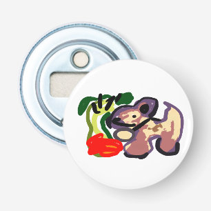 Chihuahua-cactus  button flesopener