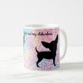 Chihuahua Café Mug Chi Lover cadeau (Devant droit)