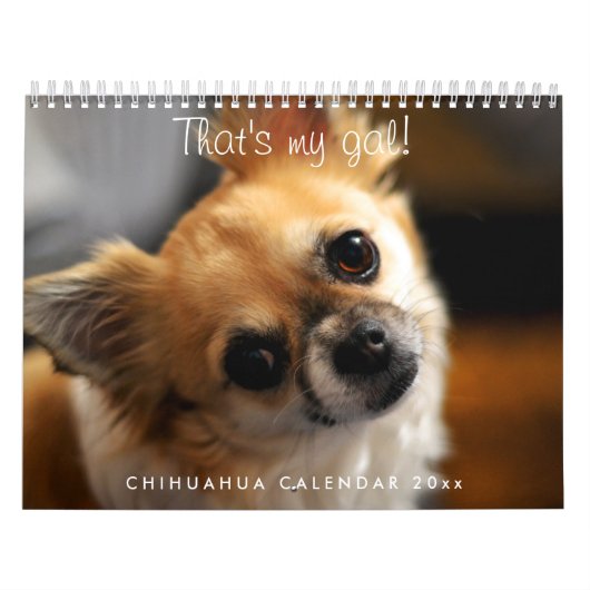 Chihuahua Calendar 2023. Dat is mijn Gal Kalender (Hoes)