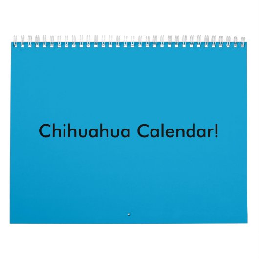 Chihuahua Calendar! Kalender (Hoes)