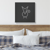 Chihuahua Canvas Afdruk (Insitu (Slaapkamer))
