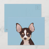 Chihuahua cartoon briefkaart (Voorkant / Achterkant)