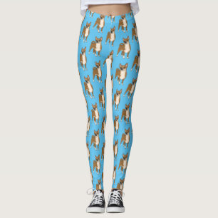 Chihuahua cartoon leggings