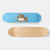 Chihuahua cartoon skateboard (Horizontaal)