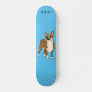 Chihuahua cartoon skateboard