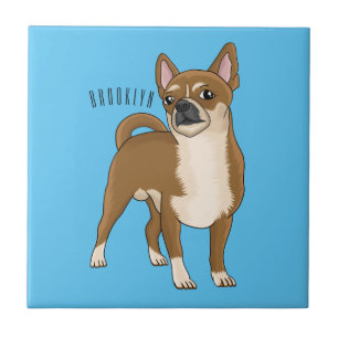 Chihuahua cartoon tegeltje