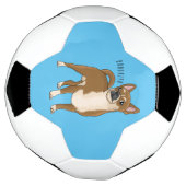 Chihuahua cartoon voetbal (Gedraaid)