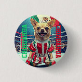 CHIHUAHUA CHAMPION RONDE BUTTON 3,2 CM (Voorkant)