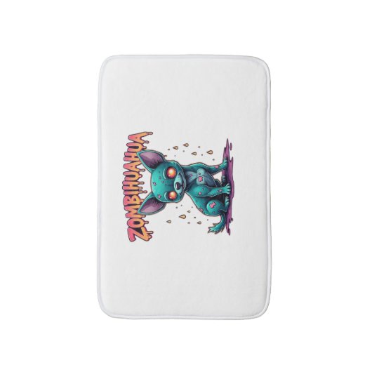 Chihuahua Chi Chichi Chiwawa Zombie Dog Halloween Badmat (Voorkant Verticaal)