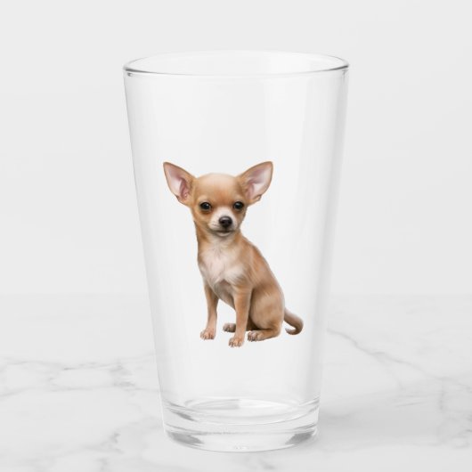 Chihuahua Chien Animaux de compagnie Verre (Devant)