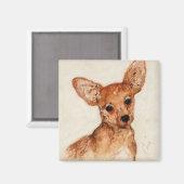 Chihuahua Chien Chien Chien Chien Chien Magnet (Recto/Verso)