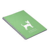 Chihuahua Chien Chiot Carnet (Côté Droit)