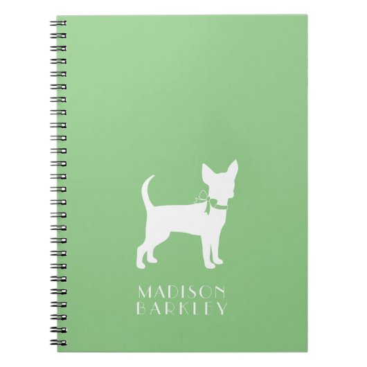Chihuahua Chien Chiot Carnet (Devant)