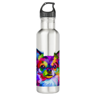 Chihuahua, Chihuahua Dog, Colorful Chihuahua Waterfles