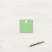 Chihuahua Chip Chiot Notes post-it (Sur un bureau)