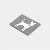 Chihuahua Chip Chiot Notes post-it (Incliné)