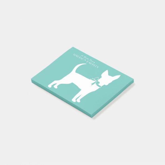Chihuahua Chip Chiot Notes post-it (Incliné)