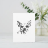 Chihuahua-Chiwawa Dogs Briefkaart (Staand voorkant)