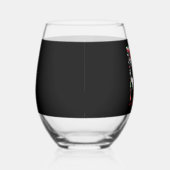 Chihuahua Christmas Santa Ugly Sweater Dog Lover X Wijnglas Zonder Voet (Rechts)