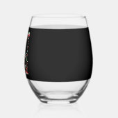 Chihuahua Christmas Santa Ugly Sweater Dog Lover X Wijnglas Zonder Voet (Links)