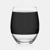 Chihuahua Christmas Tree Funny Tee Xmas Chihuahua Wijnglas Zonder Voet (Rechts)