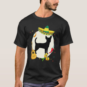 Chihuahua Cinco De Mayo Dog Puppy Mexican T-shirt