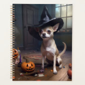 Chihuahua Citrouilles Halloween effrayant (Devant)