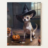 Chihuahua Citrouilles Halloween effrayant (Dos)