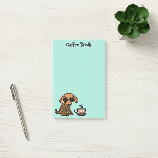 Chihuahua Coffee Break Post-it® notes (Kantoor)
