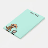 Chihuahua Coffee Break Post-it® notes (Schuin)