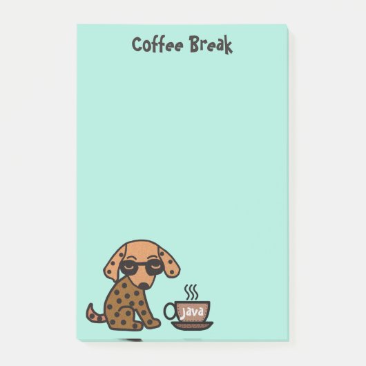 Chihuahua Coffee Break Post-it® notes (Voorkant)