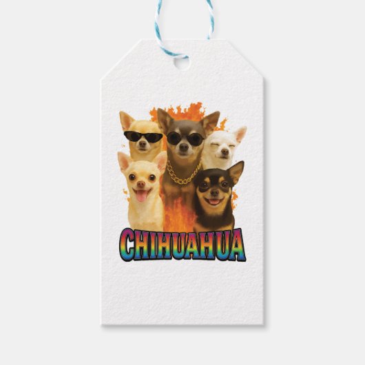 Chihuahua Copy Cadeaulabel (Voorkant)