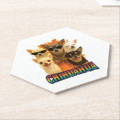 Chihuahua Copy Kartonnen Onderzetters (Schuin)