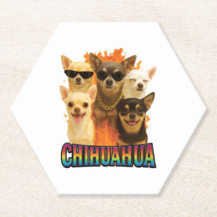 Chihuahua Copy Kartonnen Onderzetters