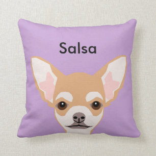 Chihuahua Custom Dog Pillow - Cute Gift Kussen