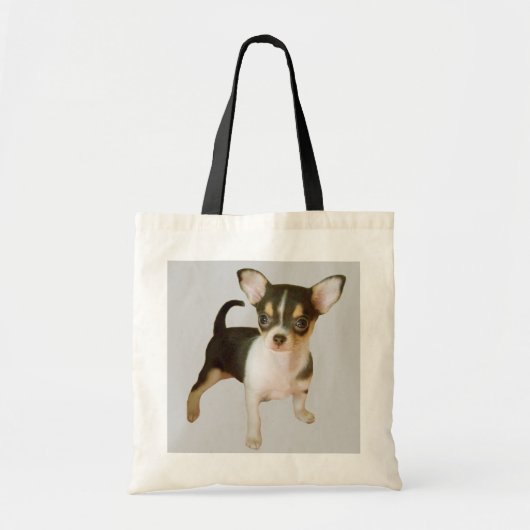 Chihuahua Cutie Canvas tas (Voorkant)