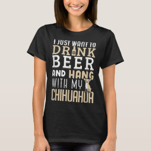 Chihuahua Dad Funny Vaderdag Hondenliefhebber Gift T-shirt