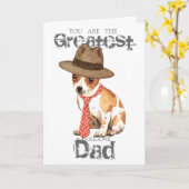 Chihuahua Dad Kaart (Gele Bloem)