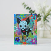 CHIHUAHUA DAG VAN DE DODE PERRO BRIEFKAART (Staand voorkant)