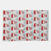 Chihuahua de Noël, serviette de cuisine personnali (Horizontal)