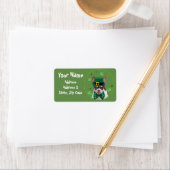 Chihuahua de St. Patrick expédie des Étiquettes (En situation)