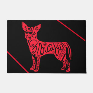"CHIHUAHUA" DEUR MAT! DOORMAT DEURMAT