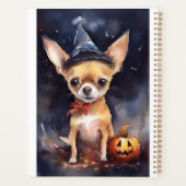 Chihuahua d'Halloween avec la peur Citrouille (Dos)