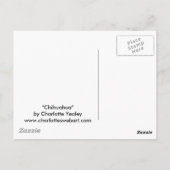 "Chihuahua" Dog Art Briefkaart (Achterkant)