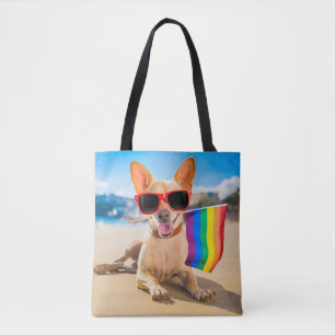 Chihuahua Dog bij het strand Draagtas