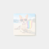 Chihuahua Dog bij het strand Post-it® Notes (Voorkant)